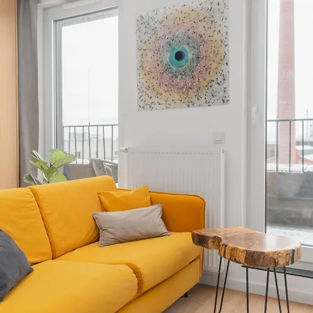 Fuzja W Chmurach - Darmowy Parking, Klimatyzacja Apartament Łódź