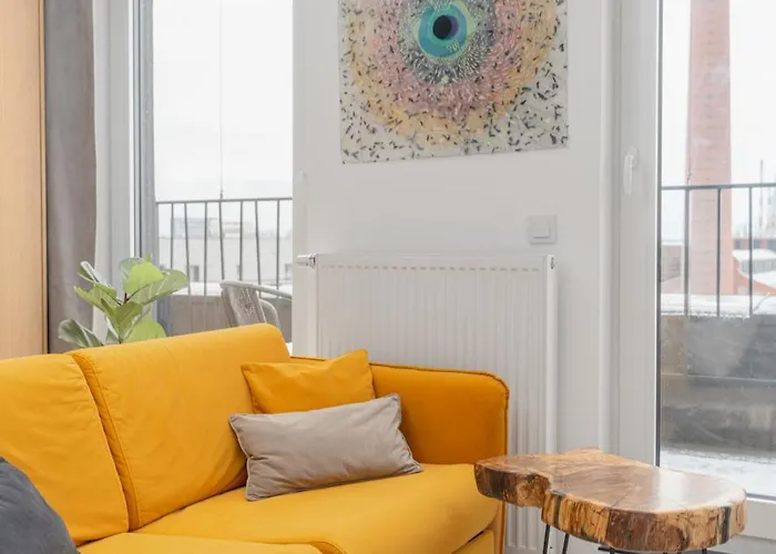 Fuzja W Chmurach - Parking, Klimatyzacja By Fusionaparts דירה לודז'